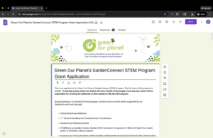 Google form to collect information for Google Ad grant nonprofit outreach